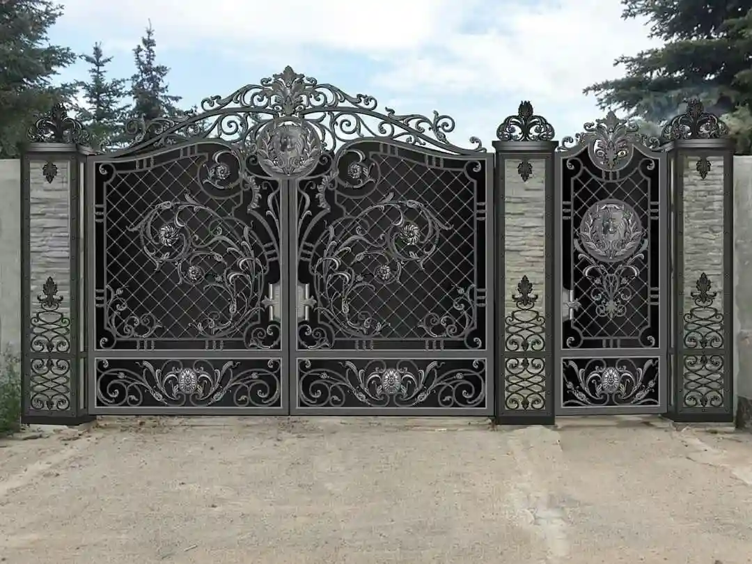 درب ویلایی با نمای مدرن