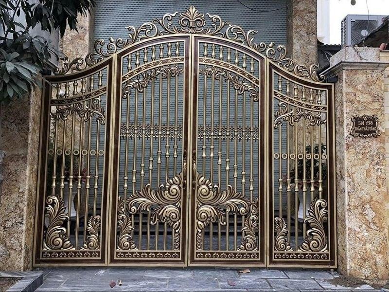 درب الیزه فرفورژه با پوشش رنگ کوره ای