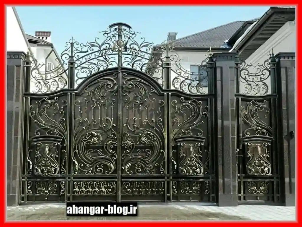 نحوه نصب درب ویلایی فرفورژه