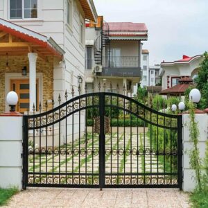 درب ارتفاع کوتاه ویلایی فرفورژه
