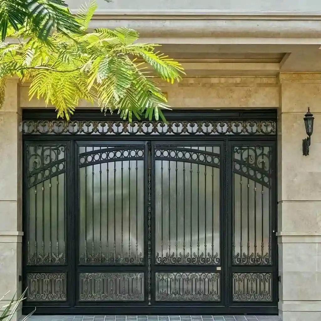 خرید درب فلزی ورودی ساختمان فرفورژه