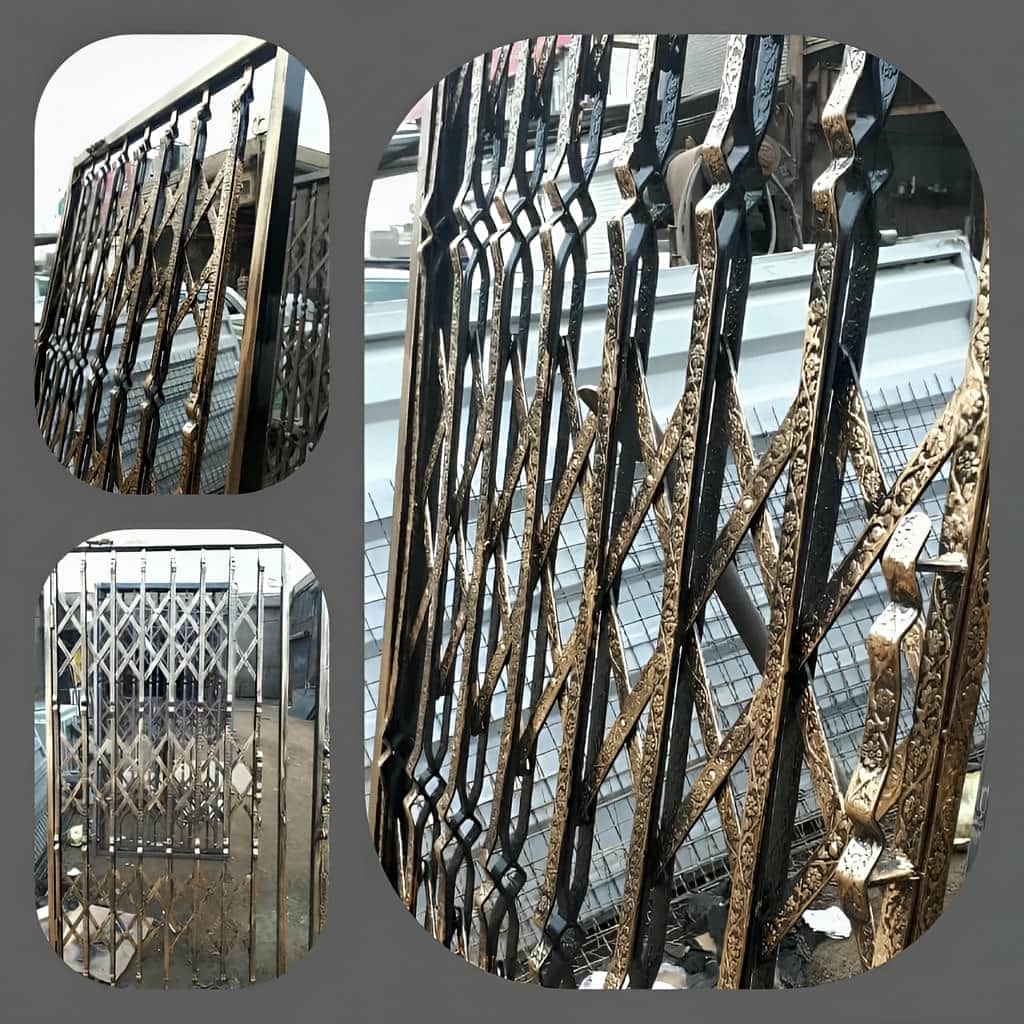 نصب درب آکاردئونی ضدسرقت سهگل در یزد