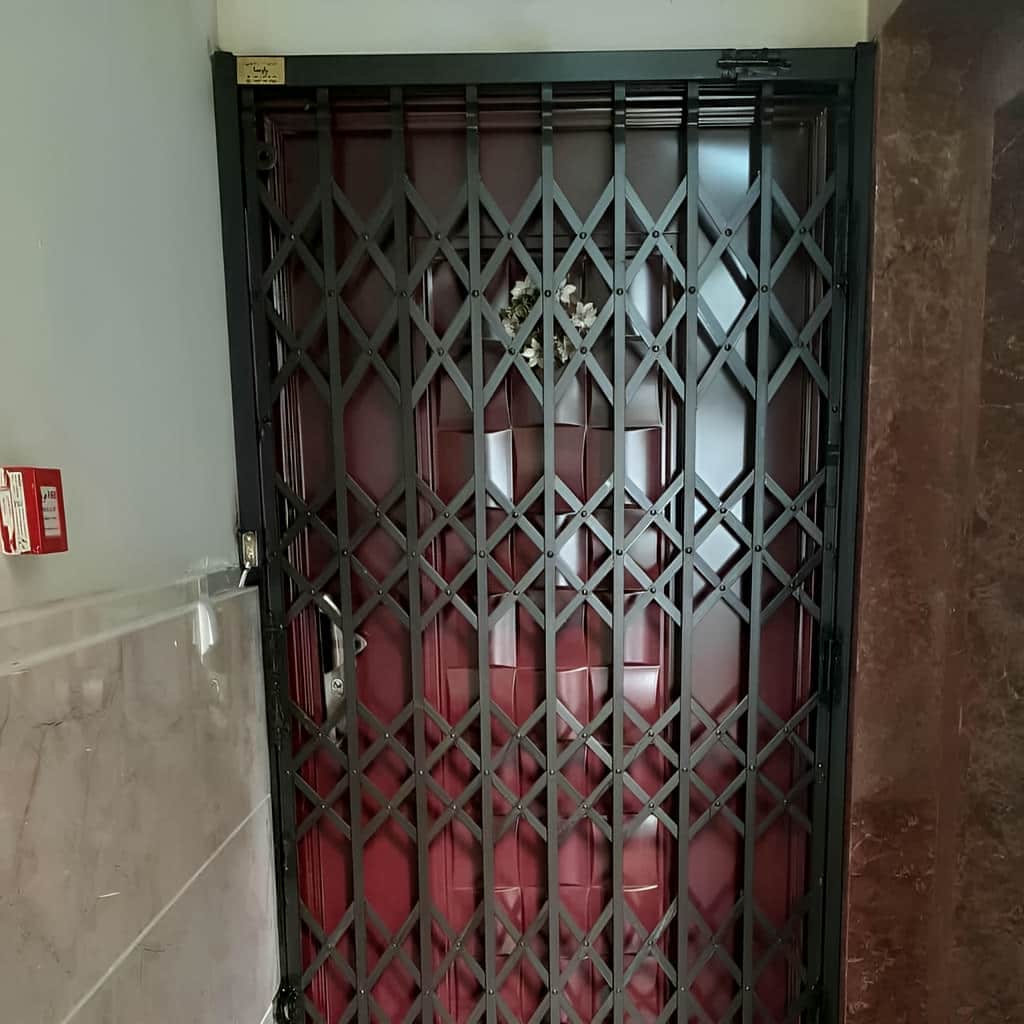 خرید درب آکاردئونی ضدسرقت چهارگل در شیراز