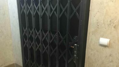 درب آکاردئونی ضدسرقت در مهرشهر کرج