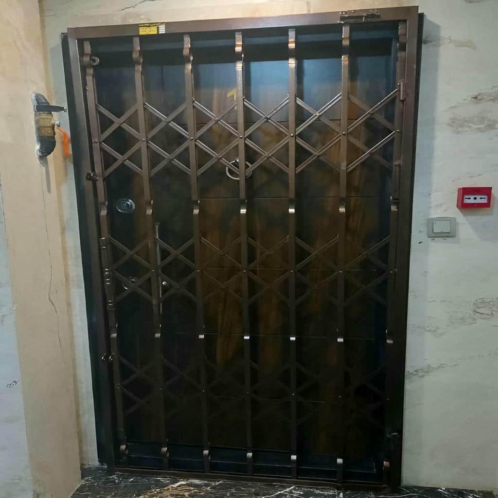 درب آکاردئونی ضدسرقت در ساری