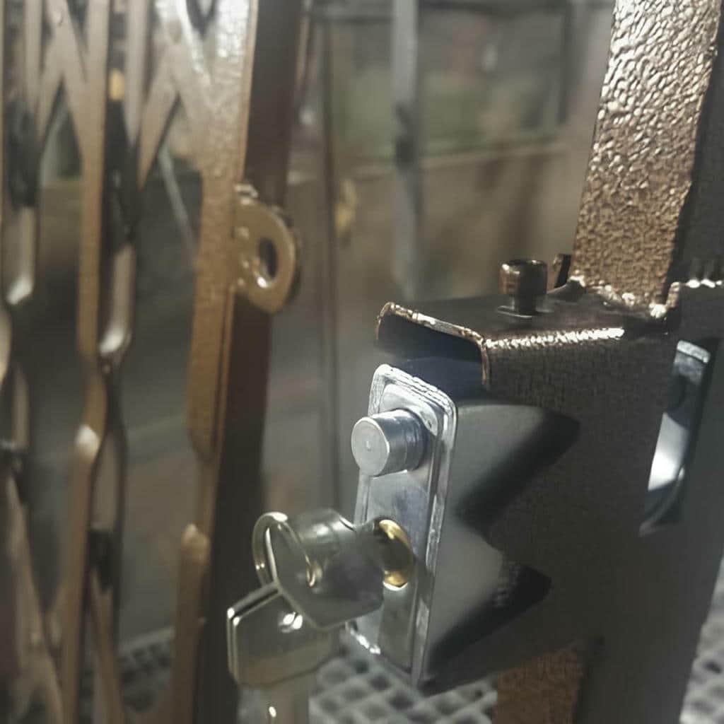 درب آکاردئونی ضدسرقت در کاشان