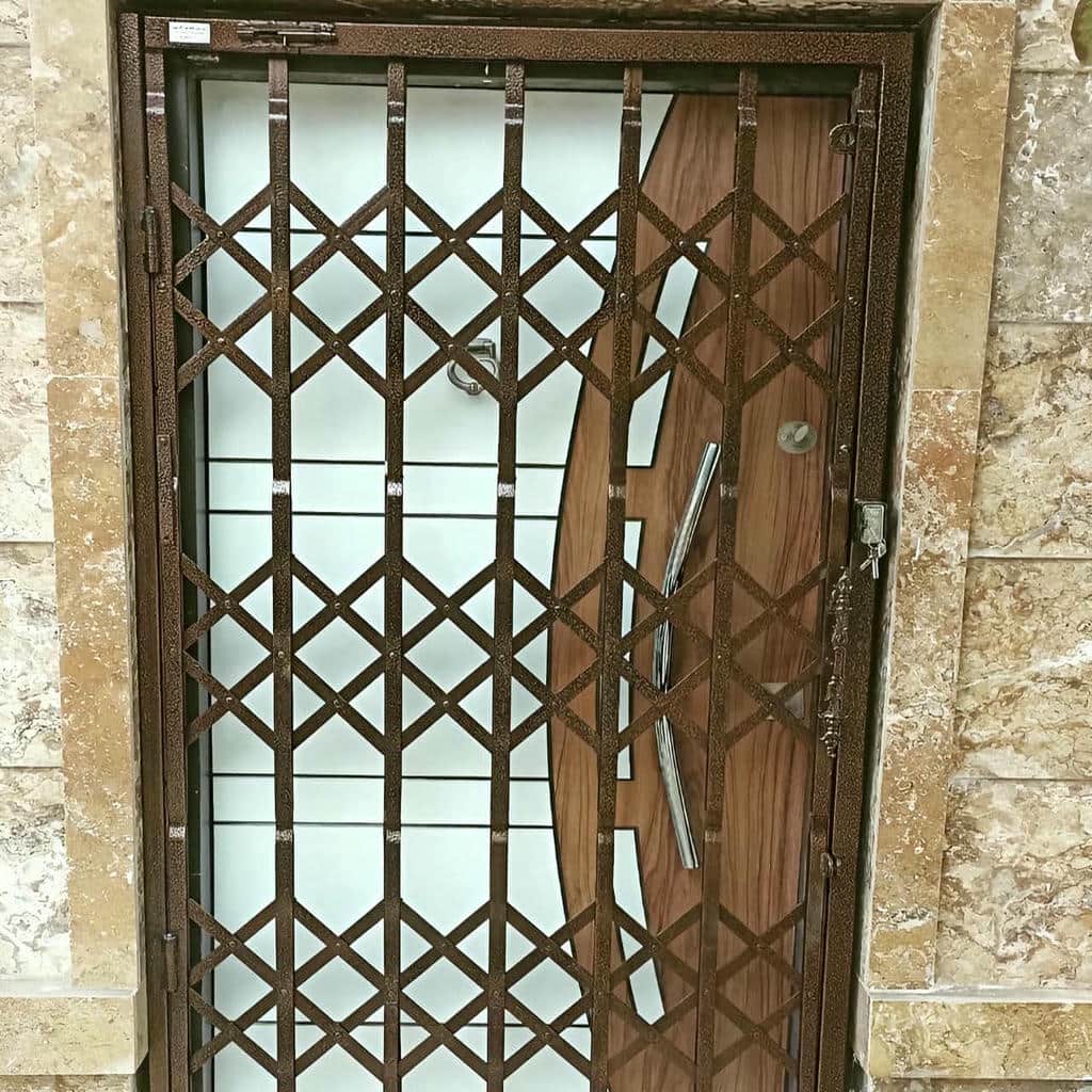 خرید درب آکاردئونی ضدسرقت دوگل در استان گلستان