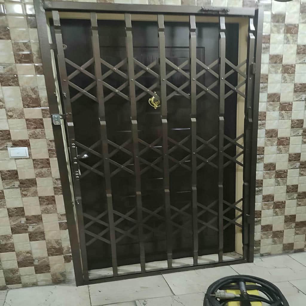 درب آکاردئونی ضدسرقت در بندر چابهار