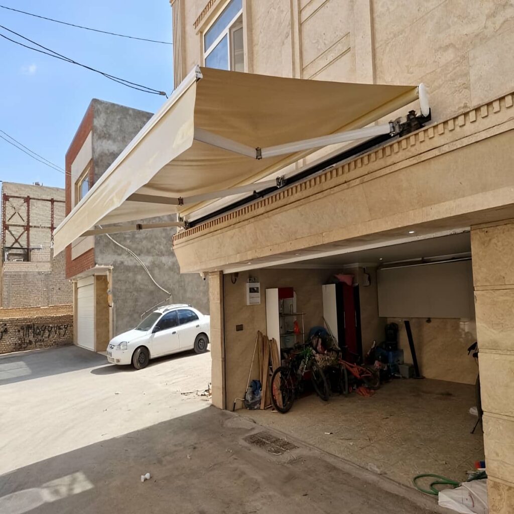 نصب سایبان برقی فرفورژه در بندرعباس