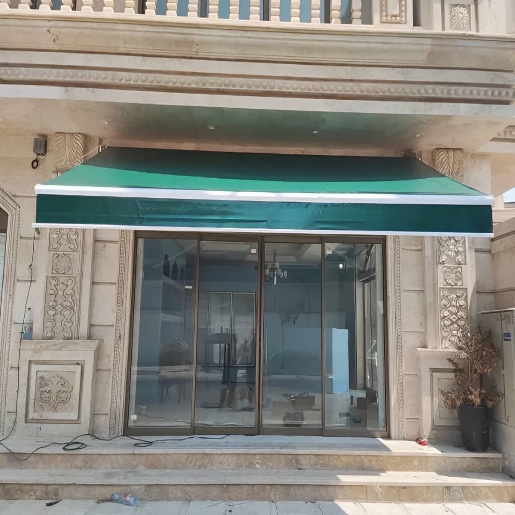 نصب سایبان برقی پارچه مقاوم در زاهدان