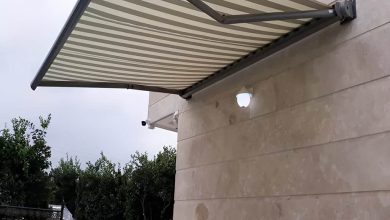 سایبان برقی در بندر لنگه