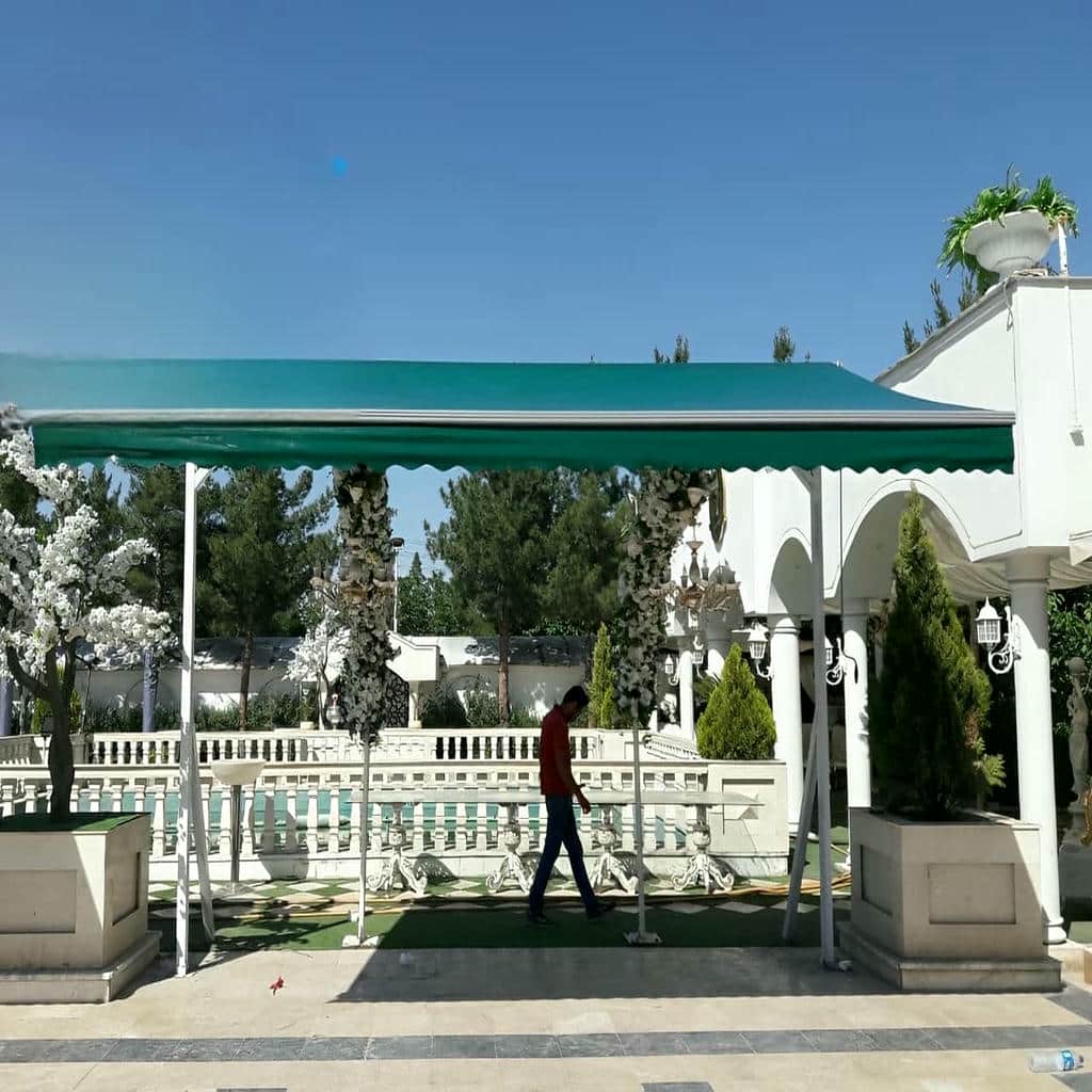 نصب سایبان برقی پارچه مقاوم در سبزوار