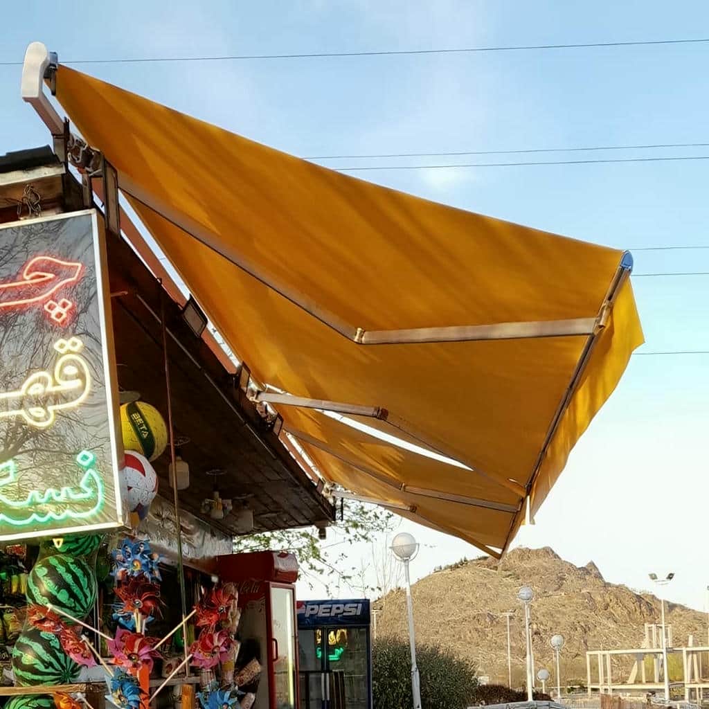 سایبان برقی در دماوند