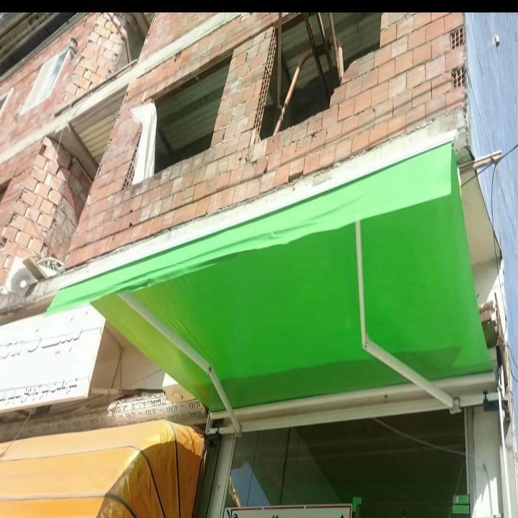 نصب سایبان برقی پارچه باکیفیت در سمنان