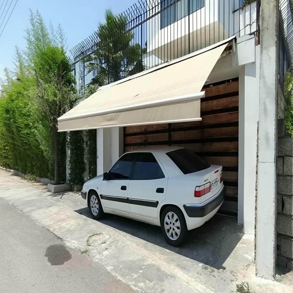 خرید سایبان برقی بازویی مدرن در فشم