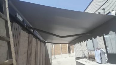 سایبان برقی در چالوس