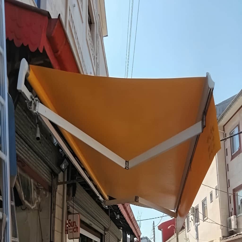 نصب سایبان برقی پارچه باکیفیت در گرگان