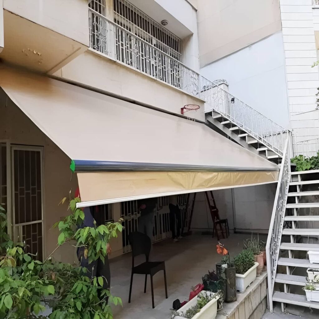 خرید سایبان برقی بازویی در سیرجان