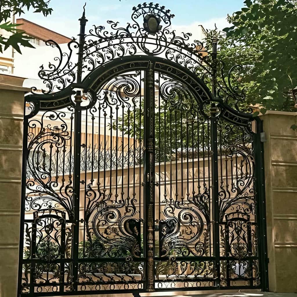 خرید درب حیاط ویلایی فرفورژه در استان خوزستان