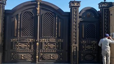 درب حیاط ویلایی در فشم