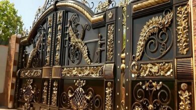 درب حیاط ویلایی در رشت