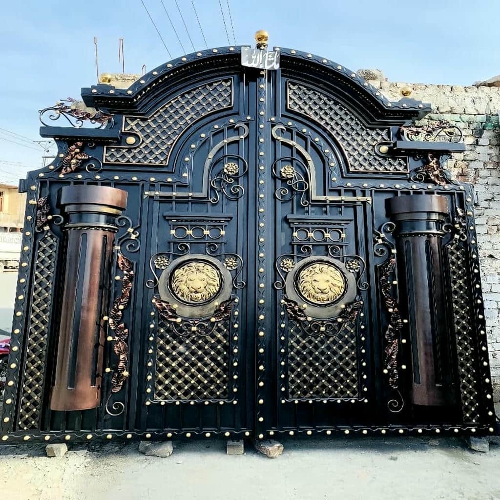 کارخانه درب حیاط ویلایی جوشکاری در سمنان