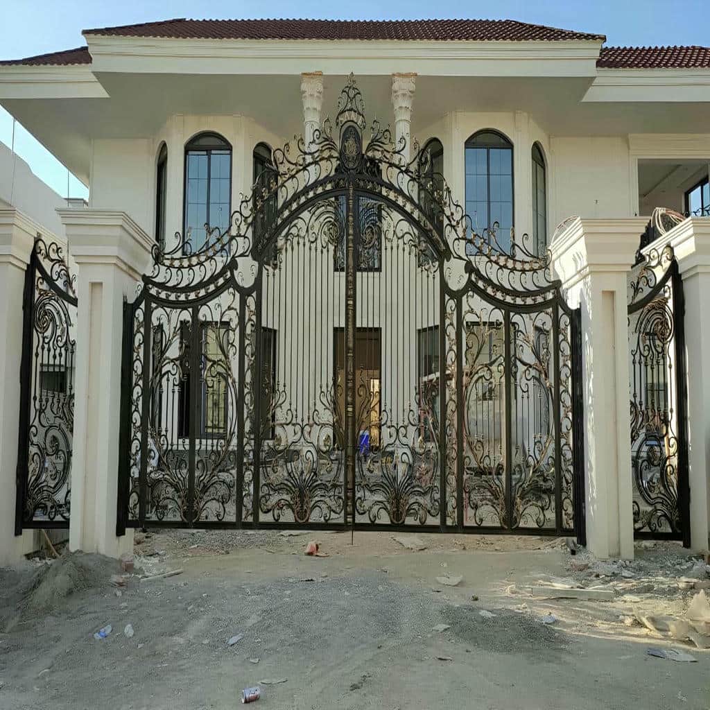 خرید درب حیاط ویلایی فرفورژه در رشت