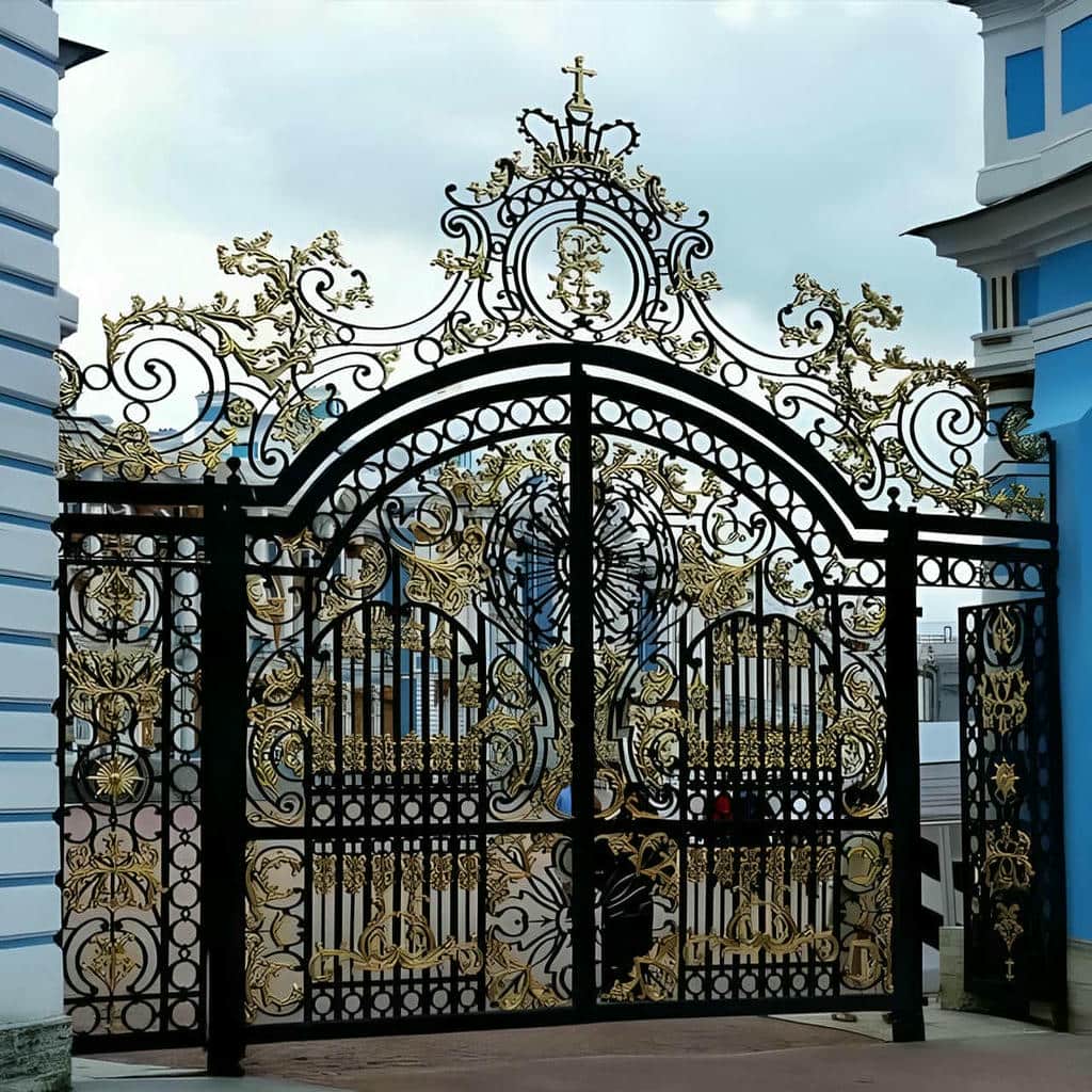 نصب درب حیاط ویلایی هماهنگ با نما در ملارد