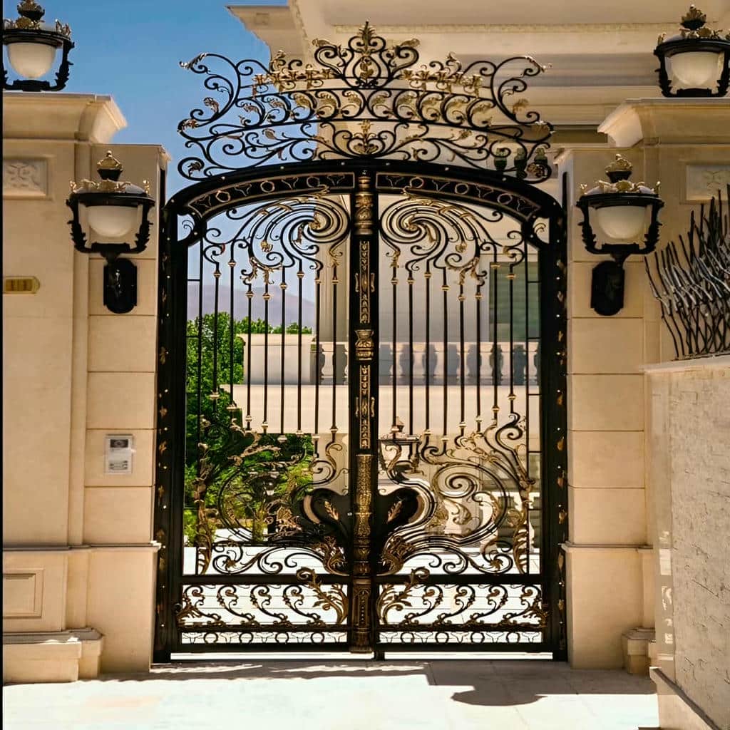 درب حیاط ویلایی در قم