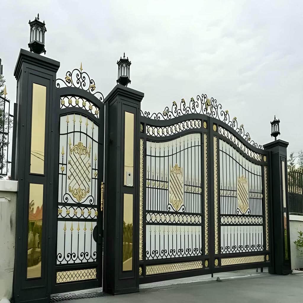 خرید درب حیاط ویلایی فرفورژه در نیشابور