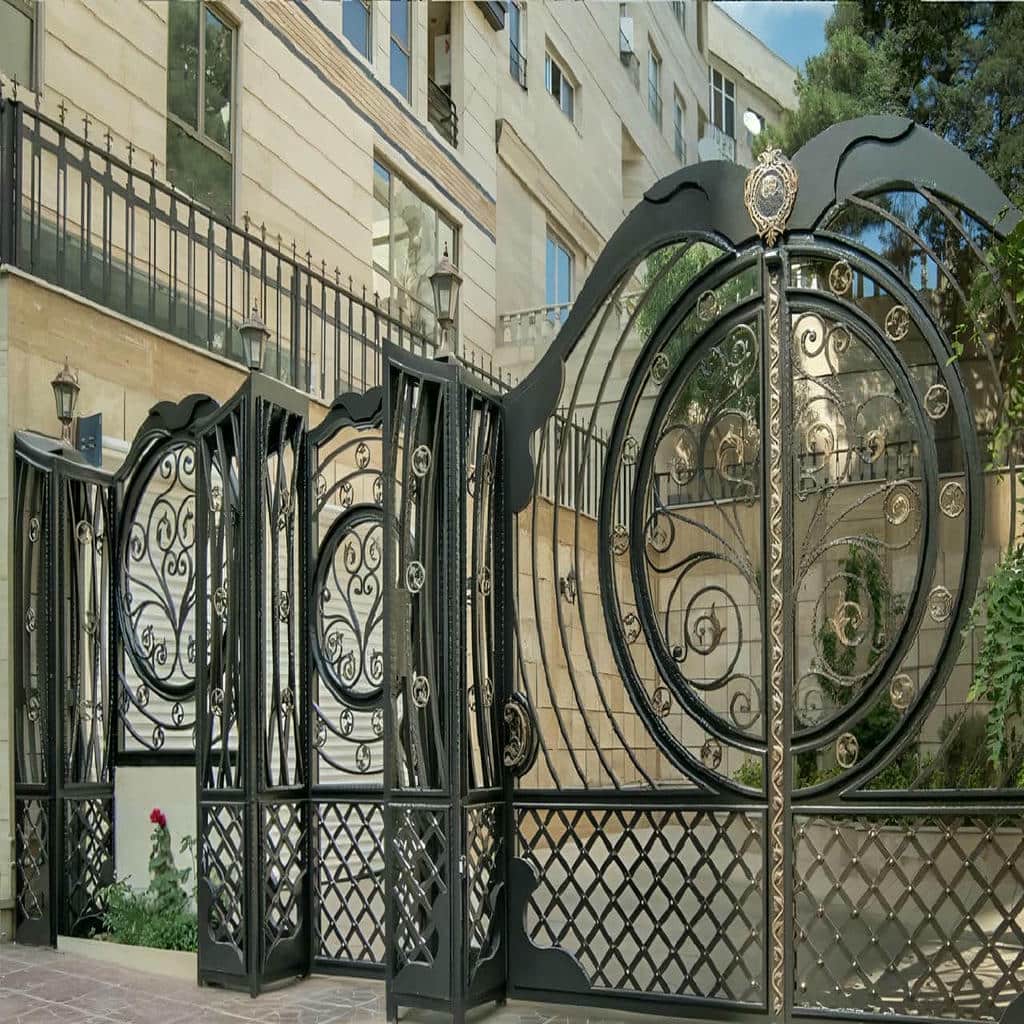 قیمت درب حیاط ویلایی پارکینگ در گنبدکاووس