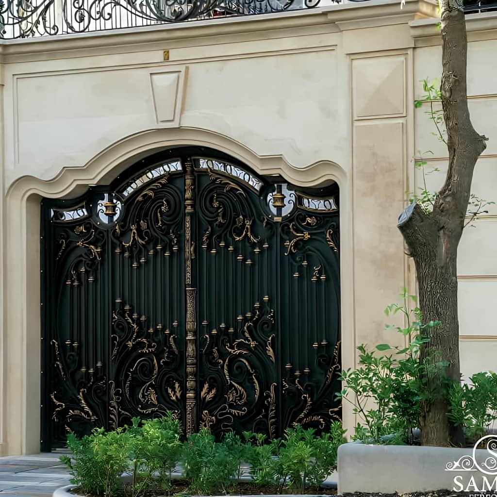 خرید درب حیاط ویلایی فرفورژه در ایلام