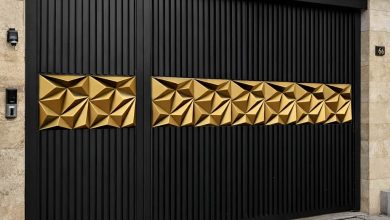 درب حیاط ویلایی در بجنورد