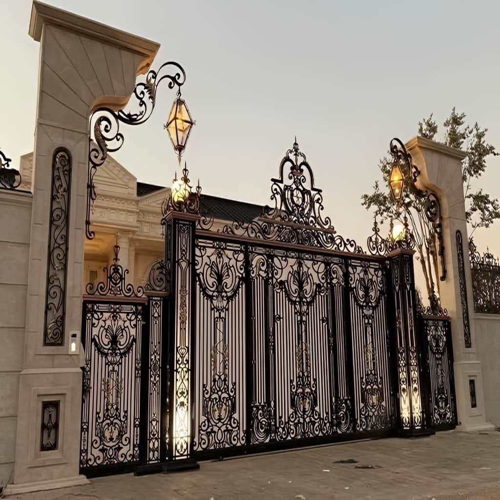 کارخانه درب حیاط ویلایی جوشکاری در رامسر