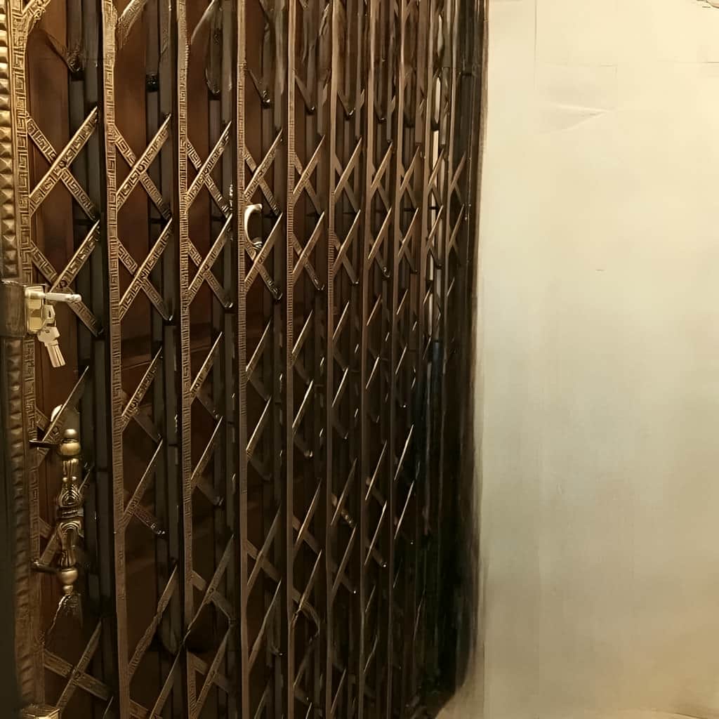 محافظ درب آپارتمان با آهن مقاوم