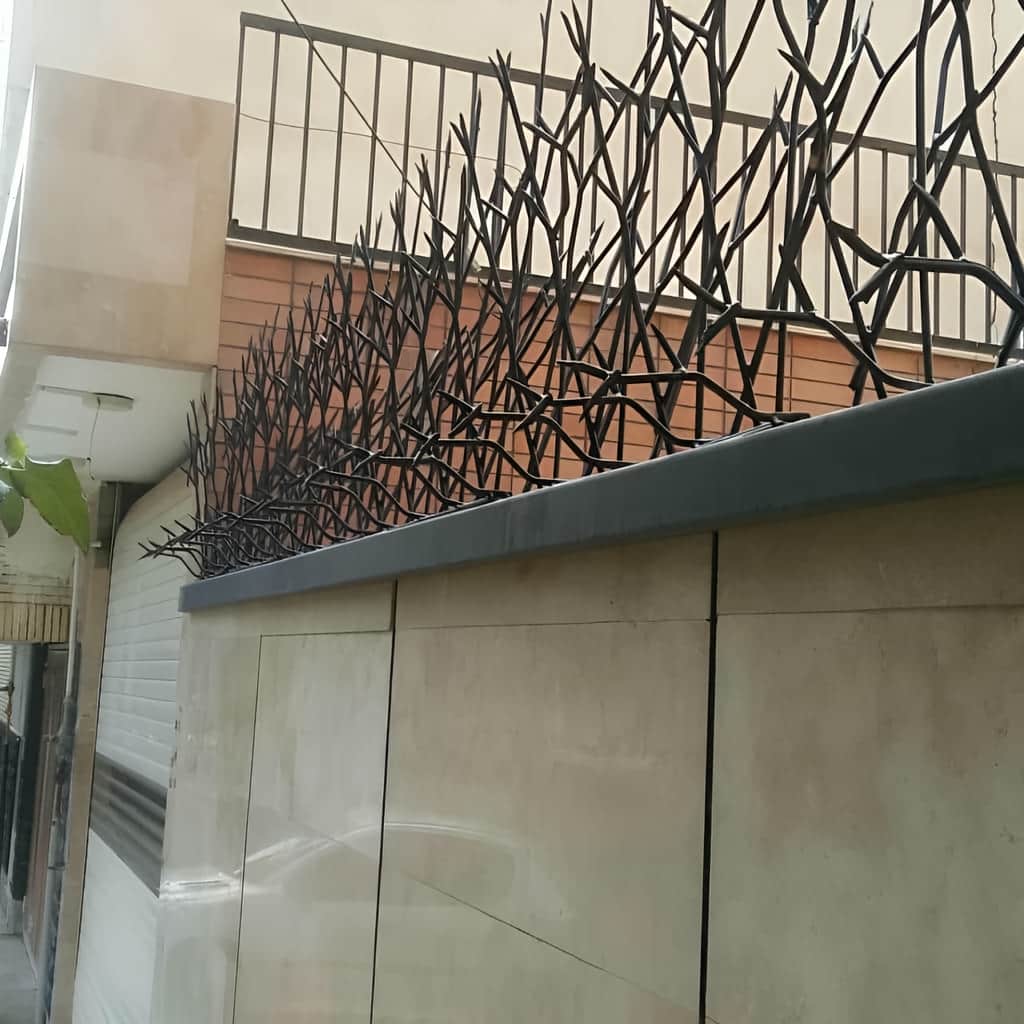 حفاظ شاخ گوزنی خار دار با رنگ محافظ فلز