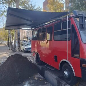 نصب استاندارد سایبان برقی تراس و بالکن