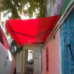 سایبان برقی جمع شونده حیاط سایبان برقی جمع شونده حیاط
