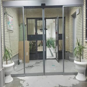 فریم مقاوم درب اتوماتیک شیشه ای