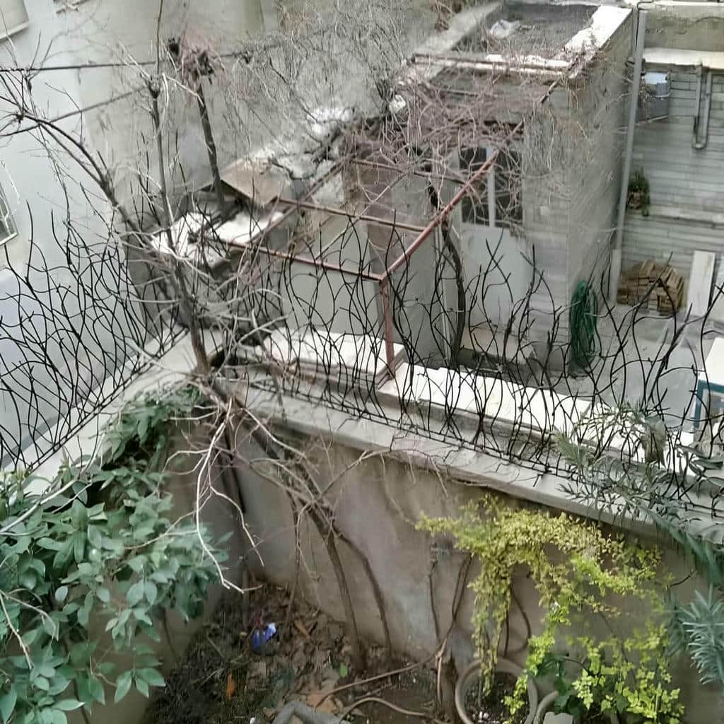 حفاظ فلزی با میلگرد محکم