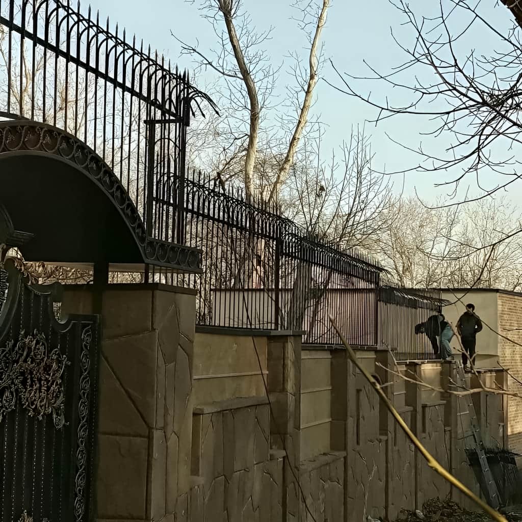 حفاظ شاخ گوزنی و حفاظ سرنیزه ای با رنگ محافظ فلز