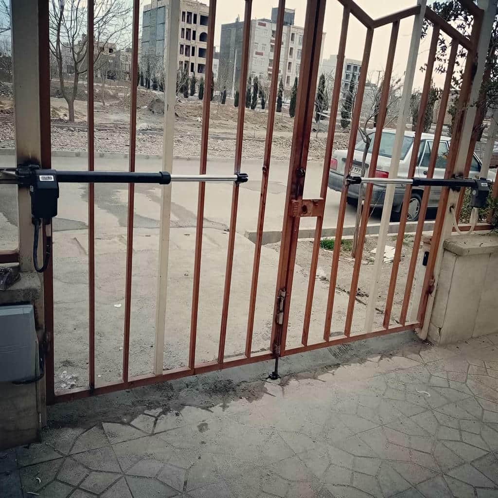 جک درب برقی ایرانی و خارجی با تابلو فرمان و سیم کشی مرتب