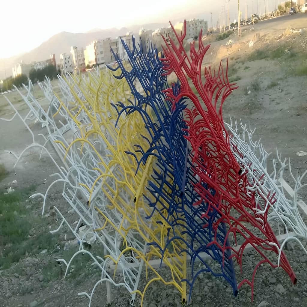 فروش حفاظ دیوار خمکاری شده در مدل پهن و باریک