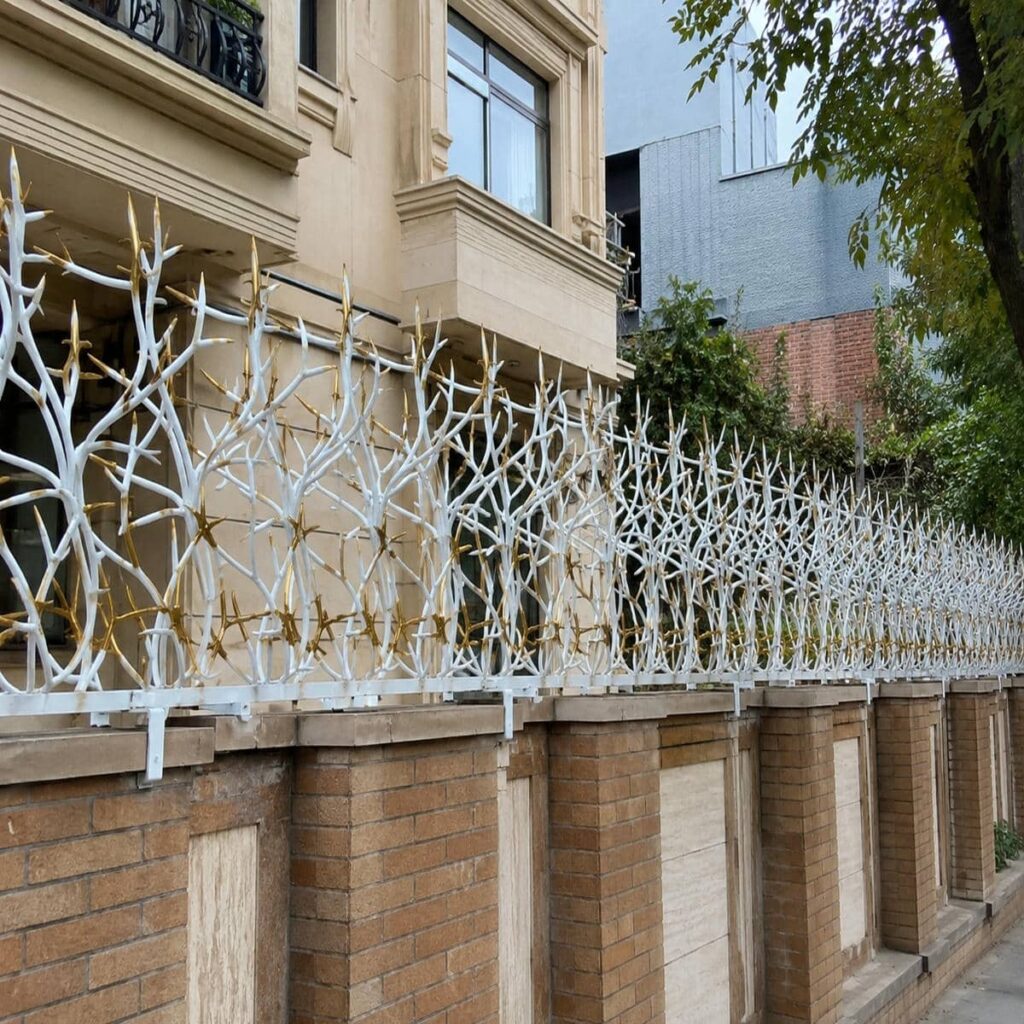 7 مدل حفاظ دیوار شاخ گوزنی میلگرد خمکاری