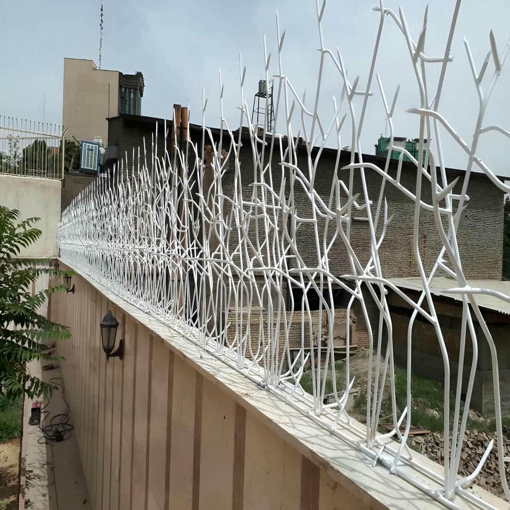 مدل موجی حفاظ شاخ گوزنی میلگرد خمکاری برای نمای دیوار