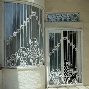 12 طرح حفاظ پنجره طرح دار لیزری
