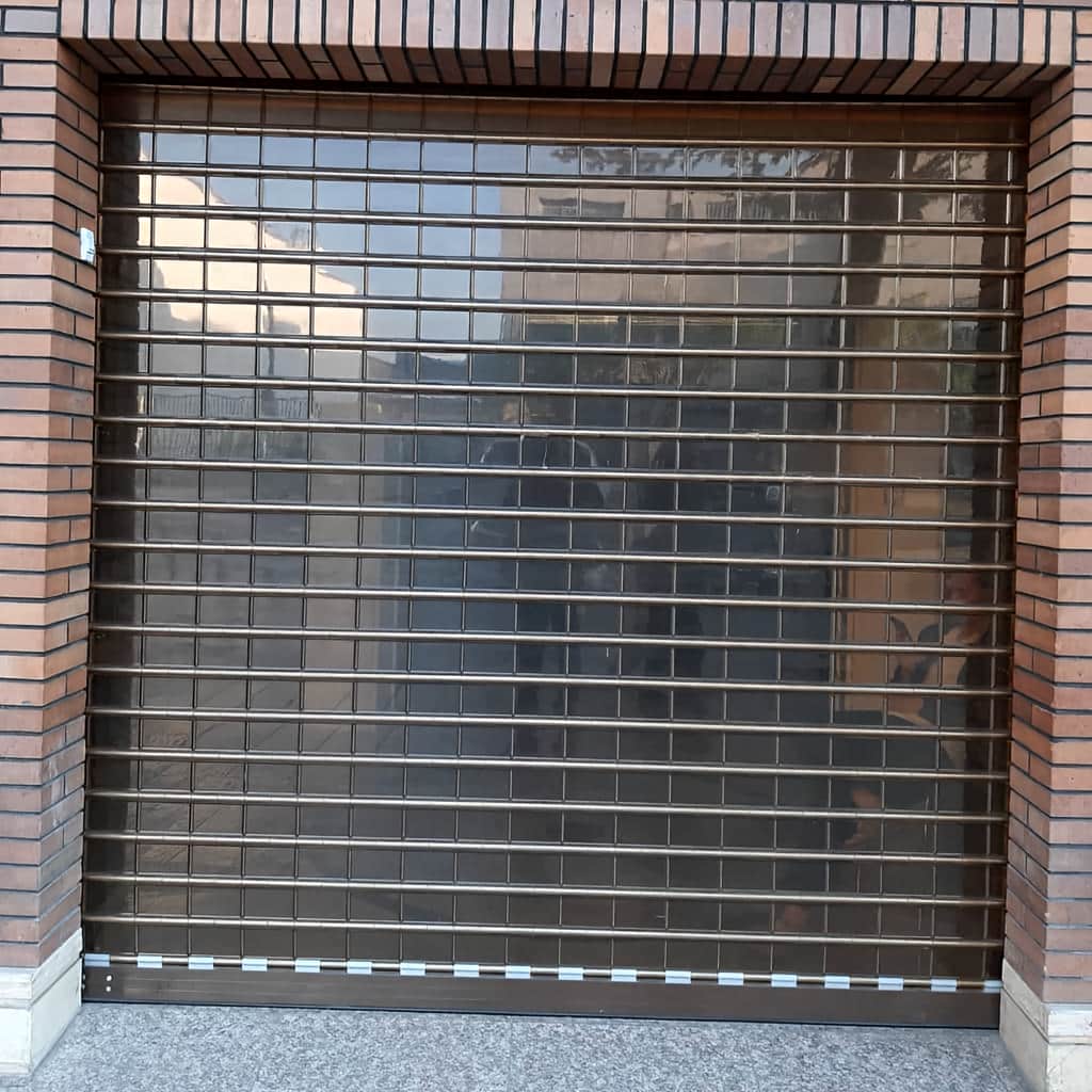 اجرای درب کرکره ای پارکینگ اتوماتیک با موتور ساید