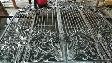 8 مدل درب پارکینگ ساده پروفیلی
