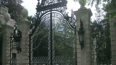 11 مدل درب حیاط CNC پنل مشبک