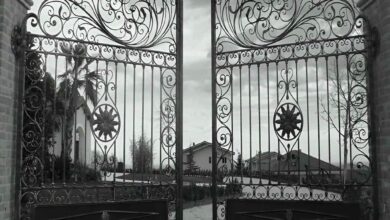 10 طرح درب ویلایی برش لیزری طرح هندسی